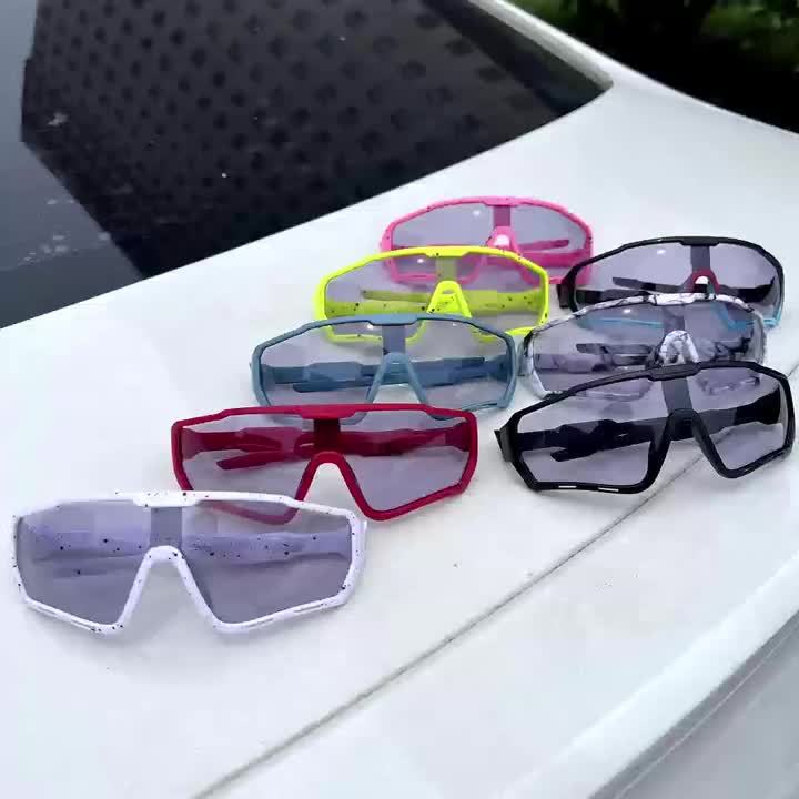 POAT Brand Strong Light Photochromic Sunglasses New Style Sports Men Women MTB Bike Bicycle Eyewear Cycling Fishing Running
