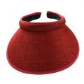 1PC Summer Sun Visors for Women Adjustable Cap Sports Sun Visors for Men Clip-On Wide Brim Visor Hats Straw Cap Suncap.