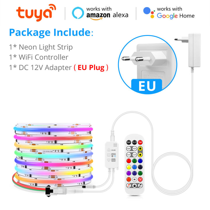 1M/2M/3M/5M%20COB%20WS2811%20RGBIC%20LED%20Strip%20Tuya%20APP%20Control%20576LEDs/M%2012V%20Dreamcolor%20Esports%20Room%20Immersive%20Experience%20Ambinet%20Lamp%20-%20Image%208
