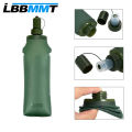 250ML 500ML TPU Soft Folding Water Bottles BPA-Free Collapsible Flask for Hydration Pack - Ideal for Running Hiking Cycling. 