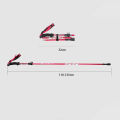 2Pcs Ultralight Trekking Poles Walking Sticks Hiking Canes Folding Aluminum Walking Pole Nodic Walking Sticks. 