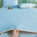 Cool Feeling Mattress Cover Single/Double/Queen Bed Sheet Summer Cool Pad Mat Elastic Band Four Corners Bedspreads.