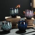 Japanese Style Ceramic Tea Cup Kiln Transformation Espresso Cup Porcelain Kung Fu Teacup Pottery Coffee Mug Wine Drinkware.