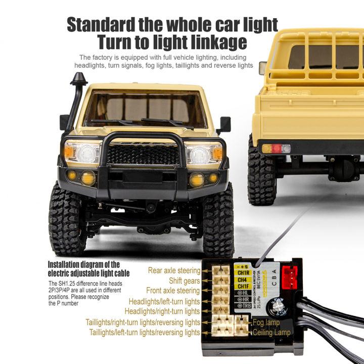 1/18%20UCX1801%20PRO%20RC%20Car%20LC79%202.4G%204WD%20Off-Road%20Pickup%20Brushless%20Simulation%20Truck%20Electric%20Remote%20Control%20Cars%20Model%20Toy%20%20-%20Image%204