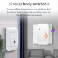 Outdoor Wireless Doorbell Waterproof 38 Songs EU US Plug 150M Range Remote Home Garden Welcome Chime Kit Home Door Bell. 