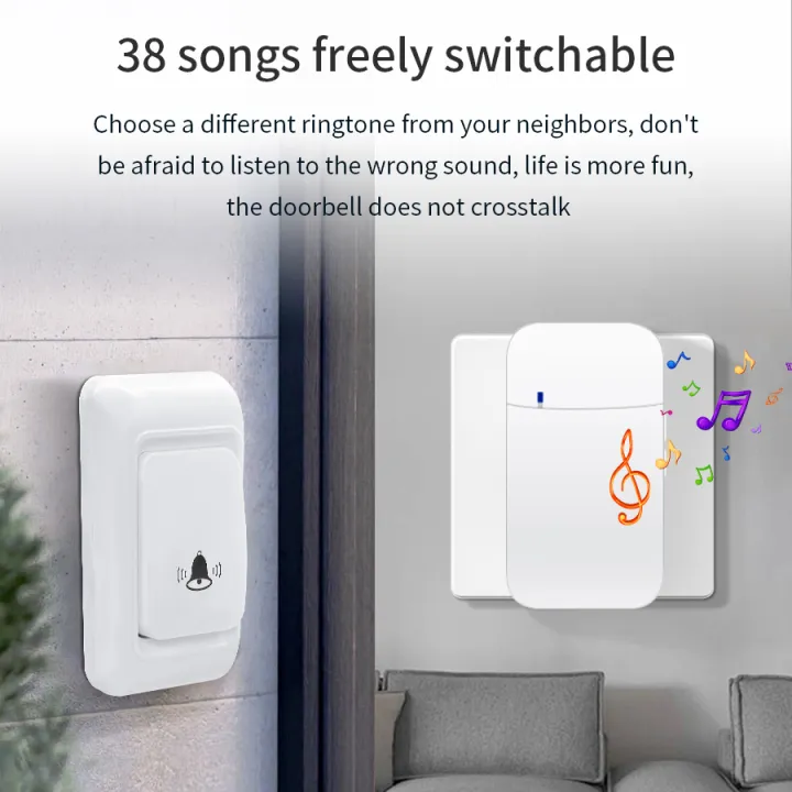 Outdoor%20Wireless%20Doorbell%20Waterproof%2038%20Songs%20EU%20US%20Plug%20150M%20Range%20Remote%20Home%20Garden%20Welcome%20Chime%20Kit%20Home%20Door%20Bell%20-%20Image%207