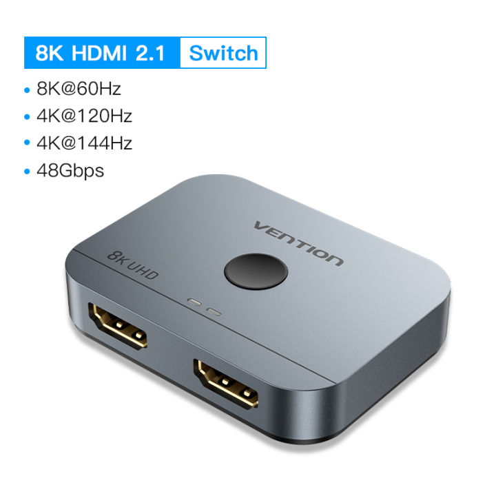 Vention%20HDMI%20Switcher%204K%2060Hz%20Bi-Direction%202.0%20HDMI%20Switch%201x2/2x1%20Adapter%20for%20PS4/5%20Xiaomi%20TV%20Box%208K%20HDMI%202.1%20Splitter%20-%20Image%207