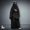 Al - Aysha set, Best premium quality avaya for women, black borka stylish & full coverage muslim outerwear.