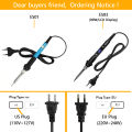10-IN-1 Electric Soldering Iron NEW 60W Adjustable Temperature Replaceable Soldering Iron Head Soldering Iron Pen Welding Kit. 