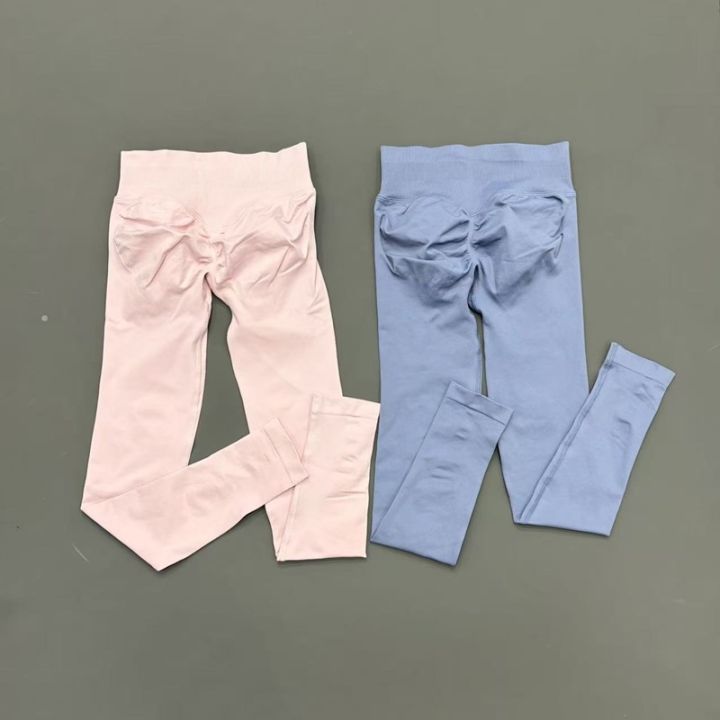 Seamless%20Yoga%20Leggings%20Women%20Low%20Waist%20Peach%20Booty%20Lifting%20Buttery%20Soft%20High%20Stretch%20Fitness%20Gym%20Workout%20Running%20Athletic%20Pants%20-%20Image%203