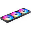 JONSBO ZW-140 Computer Case Fan 140mm 4PIN PWM 5V ARGB ZW-140BR CPU Cooling Fan Forward/Reverse Fan Kits.