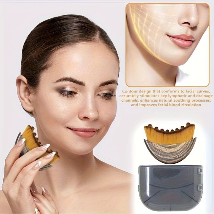 1/4%20Pieces%20Contour%20Brush%20Scraping%20Board%20Set%20Women's%20Lymphatic%20Contour%20Facial%20Brush%20Stainless%20Steel%20Scraping%20Board%20-%20Image%203
