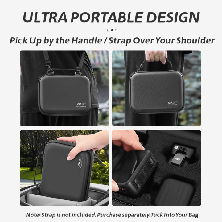 XFJI%20Carrying%20Case%20Compatible%20With%20%20Osmo%20Nano%20Combo%20Camera%20Accessories%20PU%20Leather%20Shoulder%20Bag%20Travel%20Pouch%20Organizer%20-%20Image%203