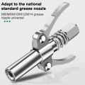 Grease Gun Coupler 10000 PSI NPTI/8 Oil Pump Quick Release Grease Tip Tool Car Syringe Lubricant Tip Grease Nozzle for Repair. 