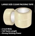 Packing Tape Transparent Clear Best Self adhesive 100 Yards 46.5mm( approx 2 inches). 
