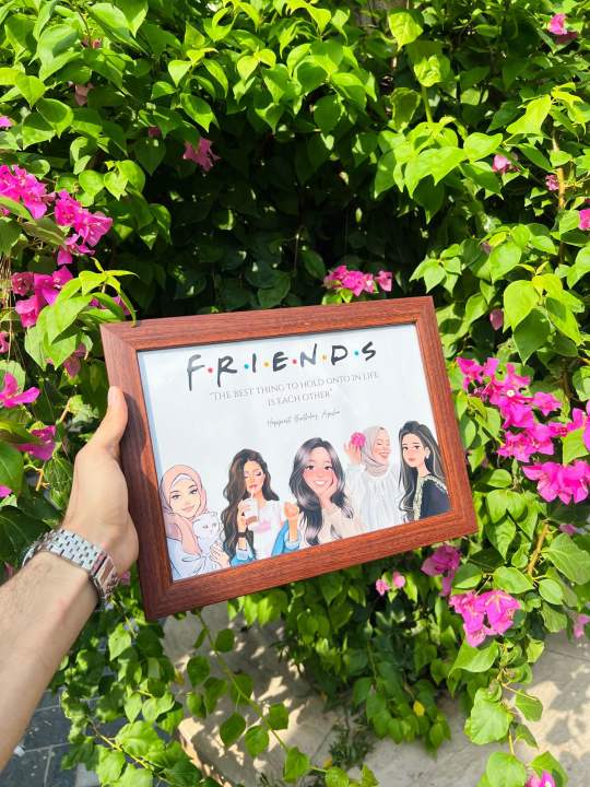 Customized Friends Frame, A4 Size | Daraz.pk