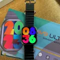 W9 ULTRA SMARTWATCH Curved Display Set Own Wallpaper & Double Button With Scroll Working And Edge To Edge Display Curved Bluetooth / SMS /Whatsapp / News And All Apps Notifications Alarm Clock / Bluetooth Calling & Music Playback/ Calendar / Calculator. 