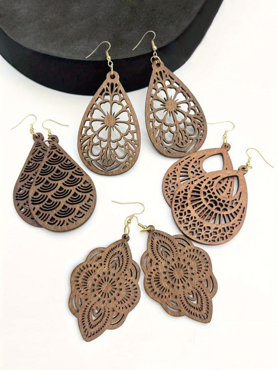 4%20Pairs/%20Set%20Vintage%20Carved%20Flower%20Pattern%20Dangle%20Earrings%20Elegant%20Retro%20Style%20Wooden%20Jewelry%20Delicate%20Female%20%20-%20Image%205