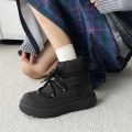 Designer Men Cotton Boots Winter Ankle Snow Boots Outdoor Non-slip Waterproof High Top Mens Casual Shoes Plush Warm Work Boots. 