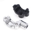 22mm Handlebar 10mm ThreadMotorcycle Master Cylinder Brake Lever Mirror Mount Clamp Rear View Mirror Holder Adapter..