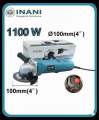 INANI 1100Watt Angle Grinder 4inch (100mm). 