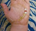 Artificial  handmade name customized Bridal Golden Nose Ring Nath hoop long lasting polish bridal Nath for beautiful girls item. 