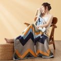 Extra Soft Flannel Blanket Thickened Nap Air Conditioning Blanket. 