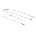 10PCS 10/15/20cm Fashion Hiking Tool Wire Keychain Cable Key Ring Stainless Steel. 