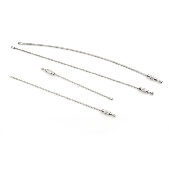 10PCS%2010/15/20cm%20Fashion%20Hiking%20Tool%20Wire%20Keychain%20Cable%20Key%20Ring%20Stainless%20Steel%20-%20Image%203