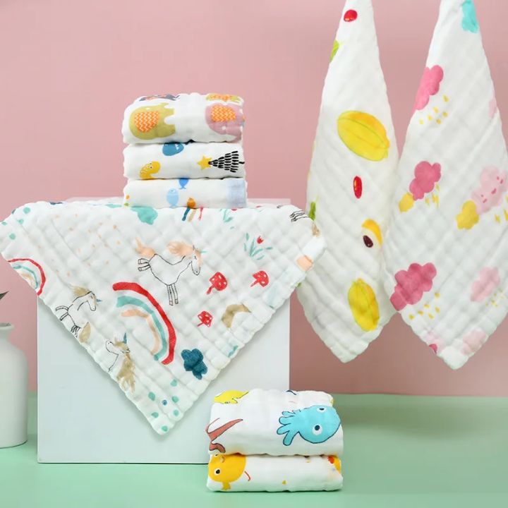 1/3Pcs%20Baby%20Towel%20Face%20Washcloth%20Muslin%20Squares%20Cotton%20Hand%20Wipe%20Six%20Layers%20Gauze%20for%20Bathing%20Feeding%20Kids%20Handkerchief%2025x25cm%20-%20Image%203