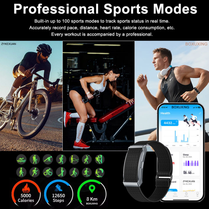 2026New%20No%20Screen%20Smart%20Watch%20Men%20Woman%20Sports%20Outdoors%20Fitness%20Heart%20Rate%20Monitor%20IP68%20Waterproof%20Call%20Reminder%20Smart%20Wristband%20-%20Image%204