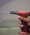 high power jet flame torch for kitchen use can be refilled. 