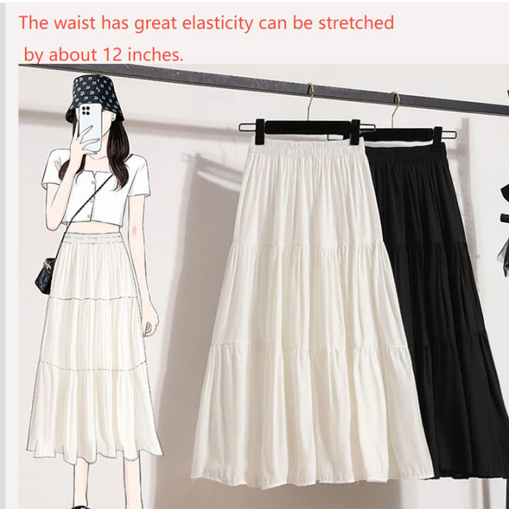 A-line%20Skirt%20High%20Waist%20Casual%20Slimming%20Cake%20Skirt%20Versatile%20Mid%20Length%20Dress%20Youthful%20Women%20New%20In%20Clothes%20Sweet%20Black%20Trend%20-%20Image%206