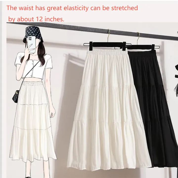 A-line%20Skirt%20High%20Waist%20Casual%20Slimming%20Cake%20Skirt%20Versatile%20Mid%20Length%20Dress%20Youthful%20Women%20New%20In%20Clothes%20Sweet%20Black%20Trend%20-%20Image%206