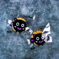 100Pcs Halloween Plastic Candy Cookies Gift Bag Self Adhesive Snack Wrap Bag Halloween Party Decorations Supplies Kids Gifts. 