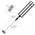 Electric Milk Frother Kitchen Drink Foamer Mixer Stirrer Coffee Cappuccino Creamer Whisk Frothy Blend Egg Beater.
