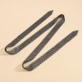 Bling Rhinestone Necktie Uniform Tie Women Neck Tie Daily Party Dance Tie. 