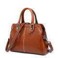 Genuine Leather Women Handbag Top Handle Shoulder Cross body Bag Fashion Oil Wax Cowhide Purses and Handbags Messenger Tote Bags. 