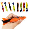 Kids Summer Shark Rocket Throwing Toy Swimming Pool Dive Game Water Fun Games Pool Toys Baby Water Educational Bath Toys Gifts. 
