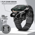 LIGE Men Earphone Smart Watch Bluetooth Call Women Sport Fitness Heart Rate Monitoring Music NFC 2 In 1 TWS Headset Smartwatch.