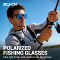 SCVCN Polarized Fishing Outdoor Sports Camping Equipment Cycling Glasses MTB Bicycle Eyewear Road Bike Riding Night Driving Golf.