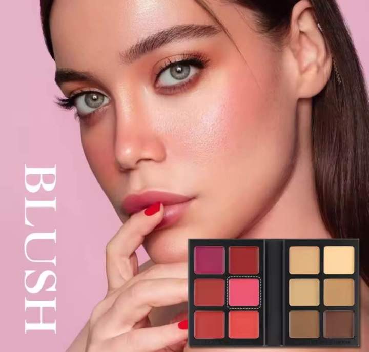 IMAGIC%2012-Color%20Paper%20Box%20Blusher%20Plate%20&%20Concealer%20Plate%20Multi-Color%20Cream%20Contour%20and%20Highlighter%20Palette%20Makeup%20Blush%20Face%20-%20Image%204