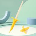 Banana Gravity Telescopic Sword 3D Printing Creative Foldable Stress Relief Toys Children Retractable Cosplay Prop Birthday Gift.