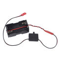 4 Cell AA Battery Container JST Plug On/Off Power Switch Battery Receiver for Traxxas 1/8 1/10 RC Nitro Power Car Crawler Truck. 