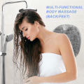 Shower Foot Scrubber Mat Back Washer Exfoliating Bath Wash Pad Wall Mounted Slip Suction Cups for Use in Cleaner Men and Women.