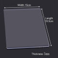 Chzimade 3mm 5mm Die Cutting Embossing Machine Durable Plastic Plates Replacement Pad Diy Die Cut Machine Plate Scrapbook Crafts. 