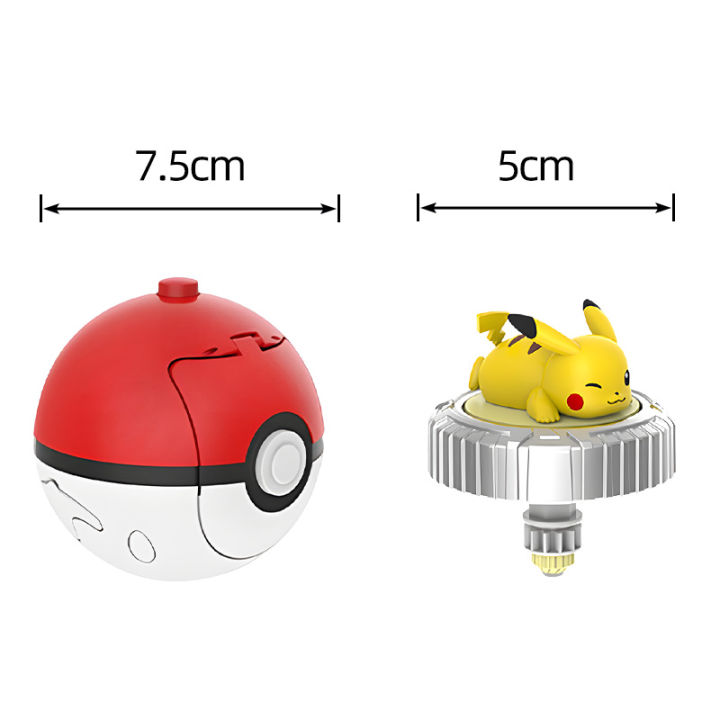 Pokemon%20Elf%20Spinning%20Top%20Gyro%20Ball%20Action%20Figure%20Figurine%20Pikachu%20Charmander%20Squirtle%20Mew%20Eevee%20Launcher%20Kid%20Battle%20Game%20Toy%20Set%20-%20Image%205