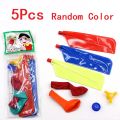 5PCS Children's Outdoor Funny Balloon Helicopter Launcher Set Balloon Parent-child Interactive Children's Educational Toys .