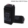 Lead Acid Battery 4V 4Ah Sealed Battery For LED Light Small Weight Scales Toy Car.