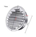 70/80/100/120/150/180/200mm Round Air Vent Grille Stainless Steel Insect Protection Home Exterior Wall Ducting Ventilation Tool. 